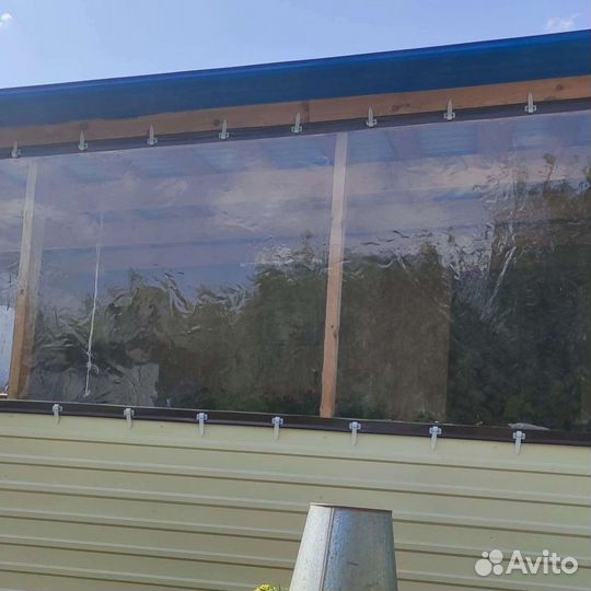 Мягкие панорамные окна на террасу