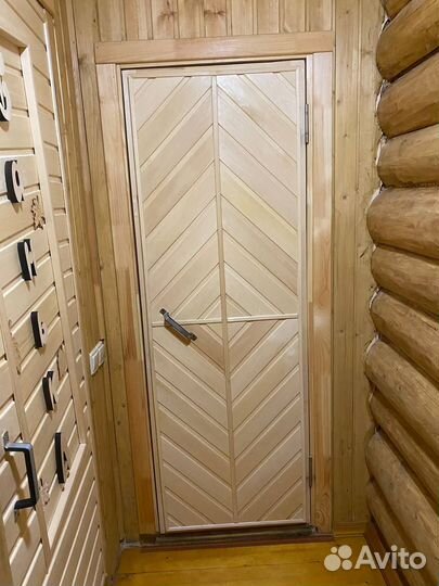 Двери межкомнатные с коробкой деревянные бу