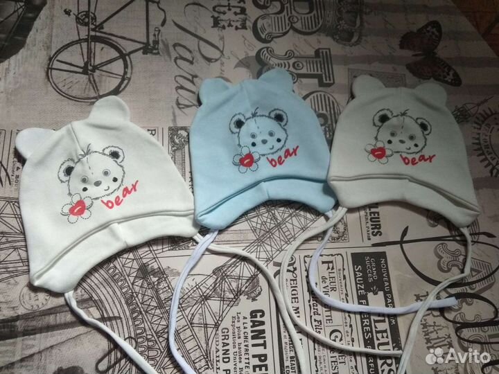 Шапка на малышей. От 3х-12ти месяцев