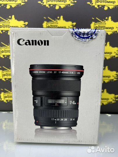 Canon EF 17-40mm f/4L USM новый