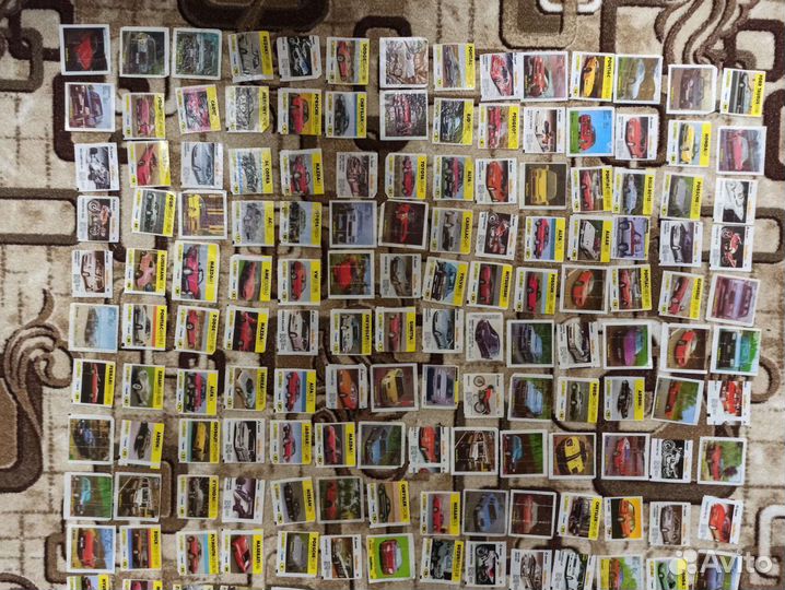 Вкладыши от жвачек 90 х bombibom большой набор