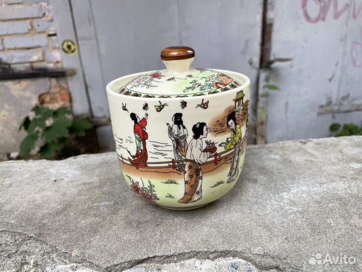 Горшок керамический сахарница