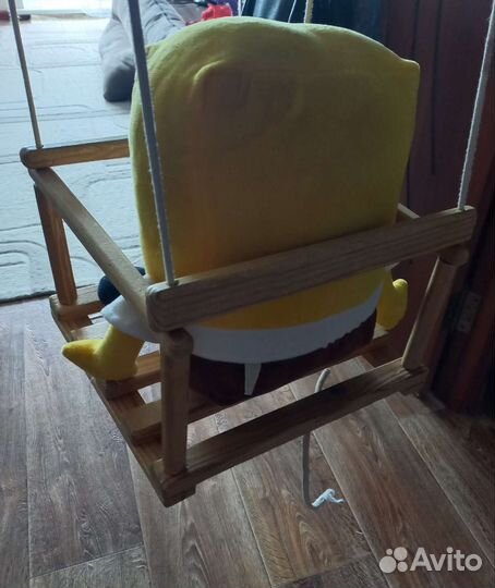 Качели детские деревянные