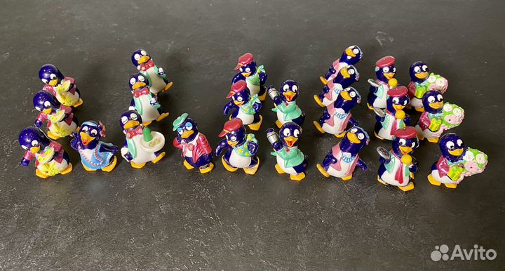 Пингвины и акулы kinder