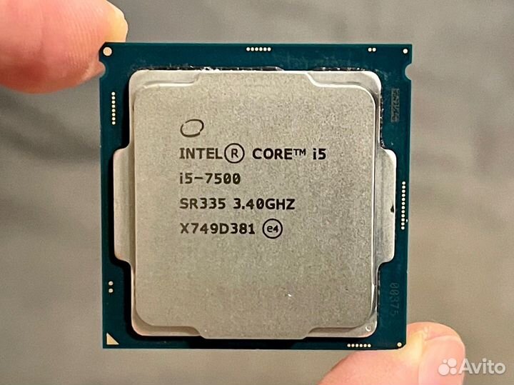 Процессор intel core i5 7500 3.40 Ghz