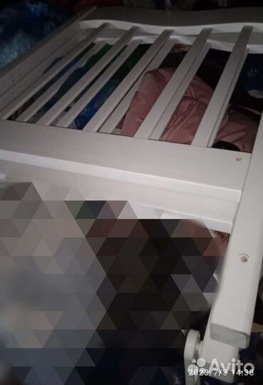 Кроватка, можно частями на замену