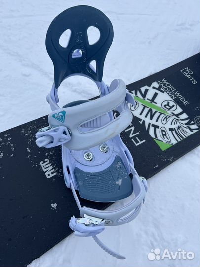 Комплект сноуборд+крепления+ботинки