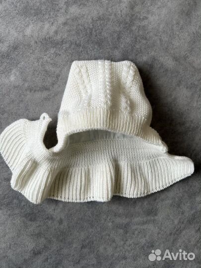 Шапка шлем для новорожденного