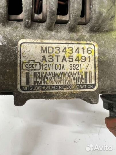 Генератор MD343416 Mitsubishi Space Star 1.8 Бензи