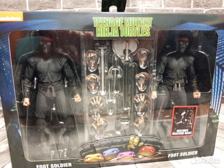 Фигурка Shredder, foot soldiers tmnt neca