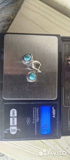 Серьги серебро 925 пробы