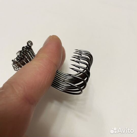 Крючки офсетные с пружиной (10 шт)