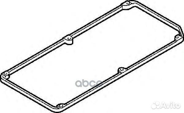 Прокладка крышки гбц полиакриловый каучук 12595