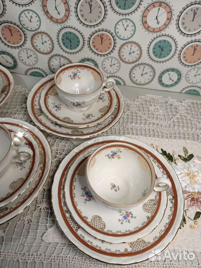 Чайное трио mitterteich Германия 1920 год