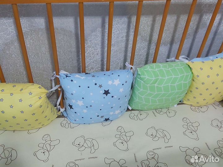 Бортики в кроватку