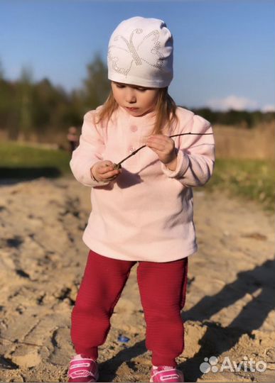 Флисовая кофта на девочку