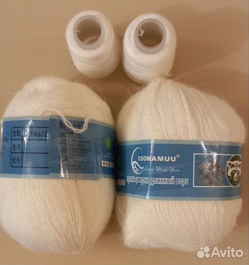 Пряжа из пуха норки