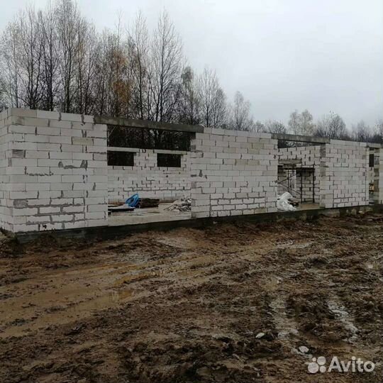 Кладка блоков