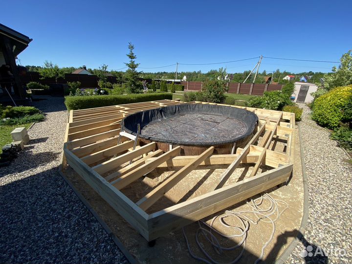 Плотники. Работы по дереву