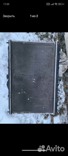 Радиатор охлаждения митсубиси Каризма