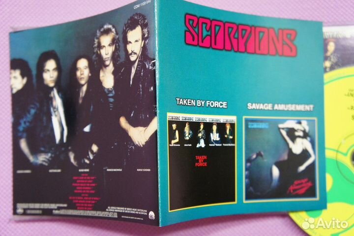 Scorpions – Taken By Force / Savage Amusement CD
