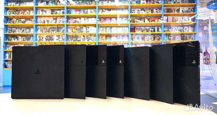 Игровая приставка ps4 slim 500/1tb Fat 500/1tb