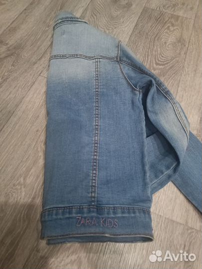 Джинсовый пиджак zara