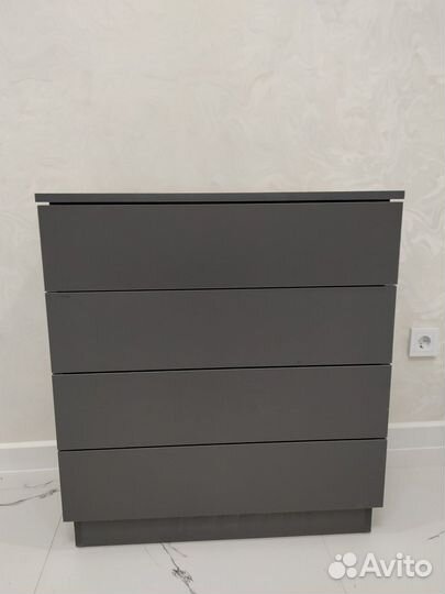 Комод новый серый