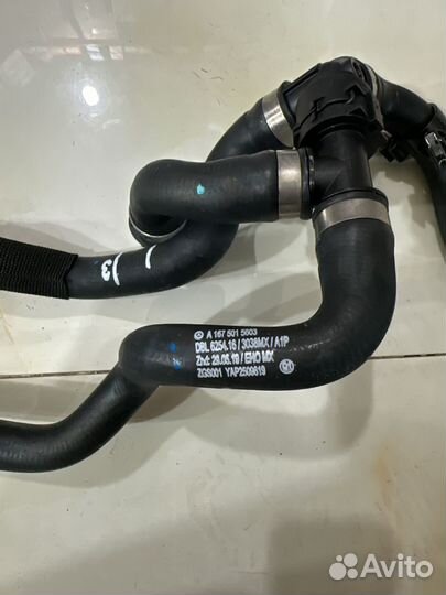 Патрубок система охлаждения mercedes