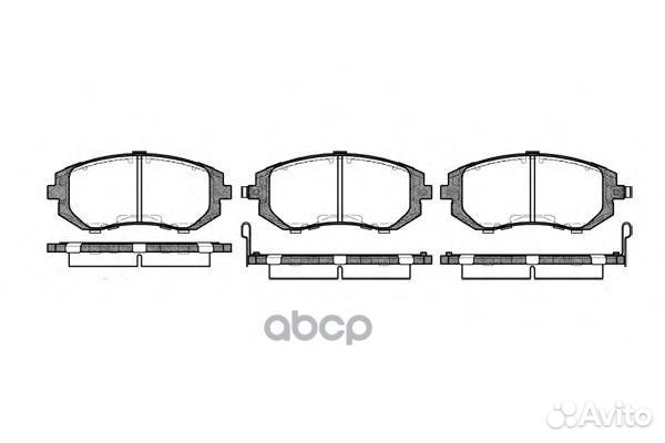 Колодки торм.пер. 2951.02 Road house