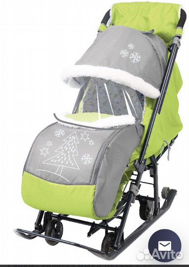 Детские санки коляска
