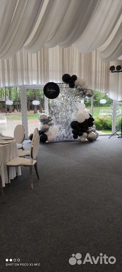 Фотозона из воздушных шаров