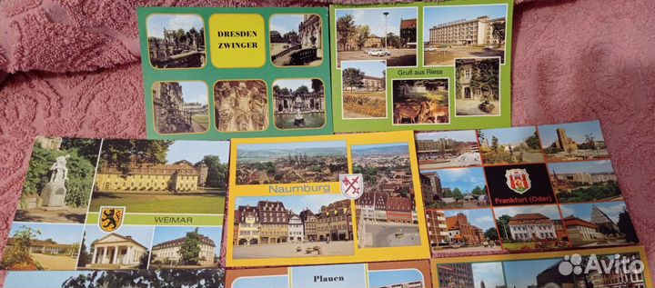 Открытки города гдр Германия 80 е гг