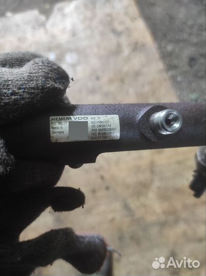 Топливная рампа k9k renault