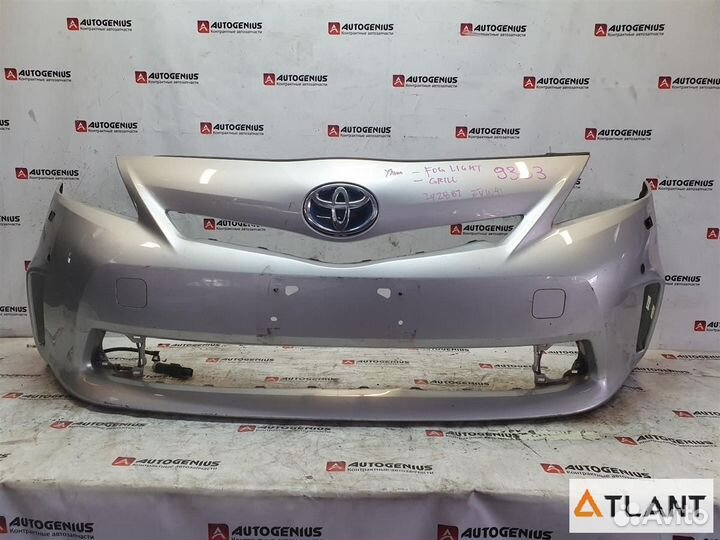 Бампер передний toyota prius alpha