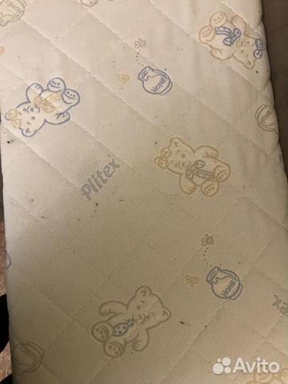 Матрас детский 120 60 plitex