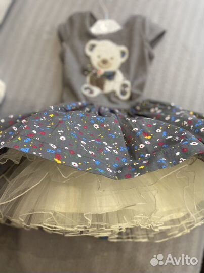 Платье для девочки 92