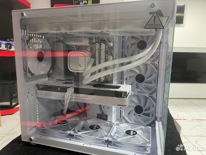 Игровой пк rtx 4060 ti, с водяным охлождением