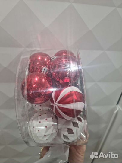 Новогодние игрушки икеа новые