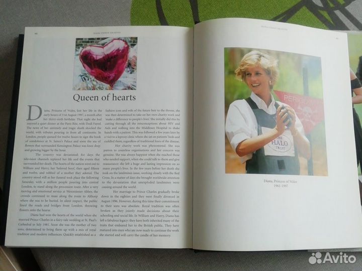 Подарочное издание книги о принцессе Диане Уэльско
