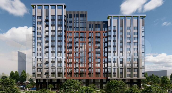 2-к. квартира, 75,5 м², 9/14 эт.