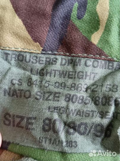 Trousers dpm combat lightweight (UK ), 80/80/96