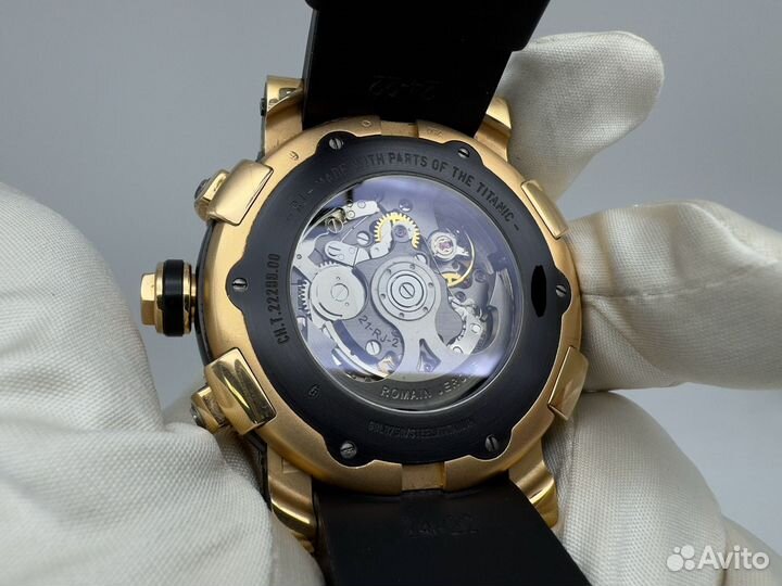 Часы Romain Jerome titanic 50mm Gold