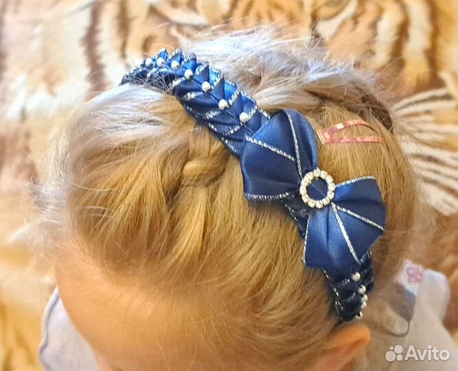 Ободок для волос ручной работы