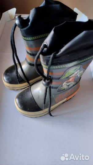 Детские резиновые сапоги