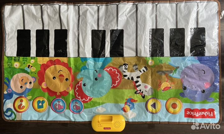 Пианино коврик развивающий Fisher price