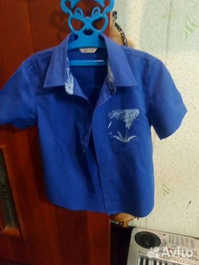 Рубашки для мальчика 128 с корот./длинным рукавом