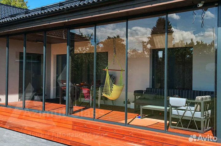 Безрамное остекление