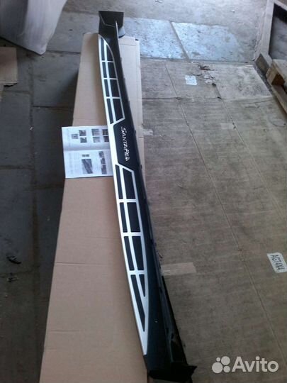 Пороги для Hyundai Santa Fe 2013-2018 год