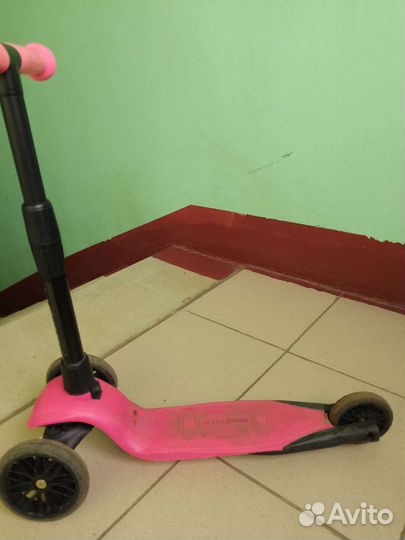 Самокат детский трехколесный бу